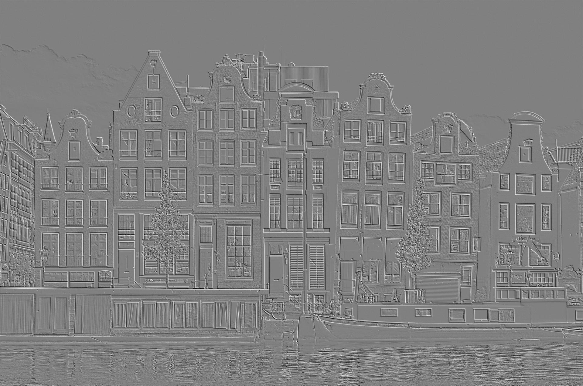 Image emboss in Python Pillow