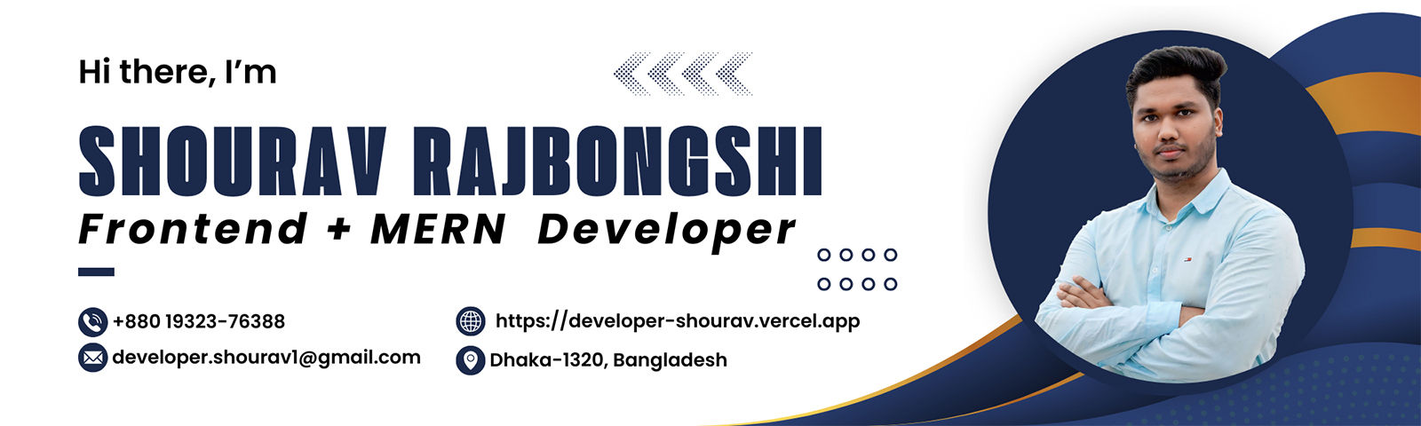 Developer Shourav Banner