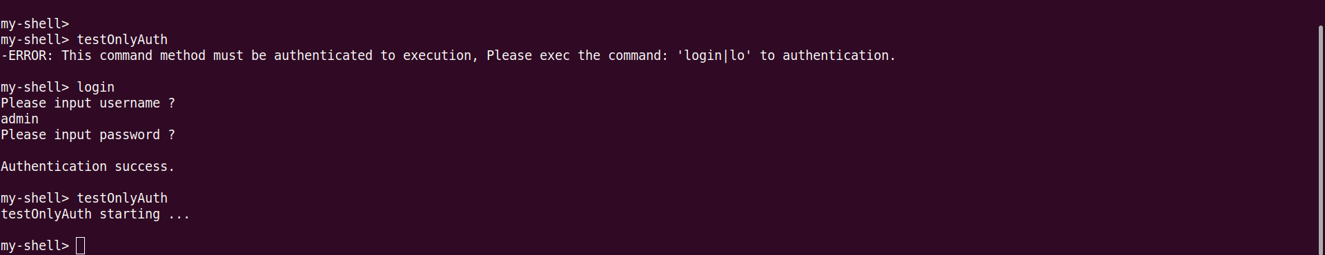 Support authentication protection