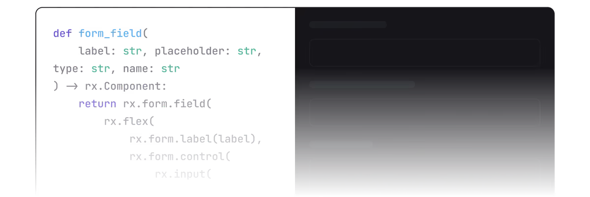 Work With UI and Backend in 100% Python image