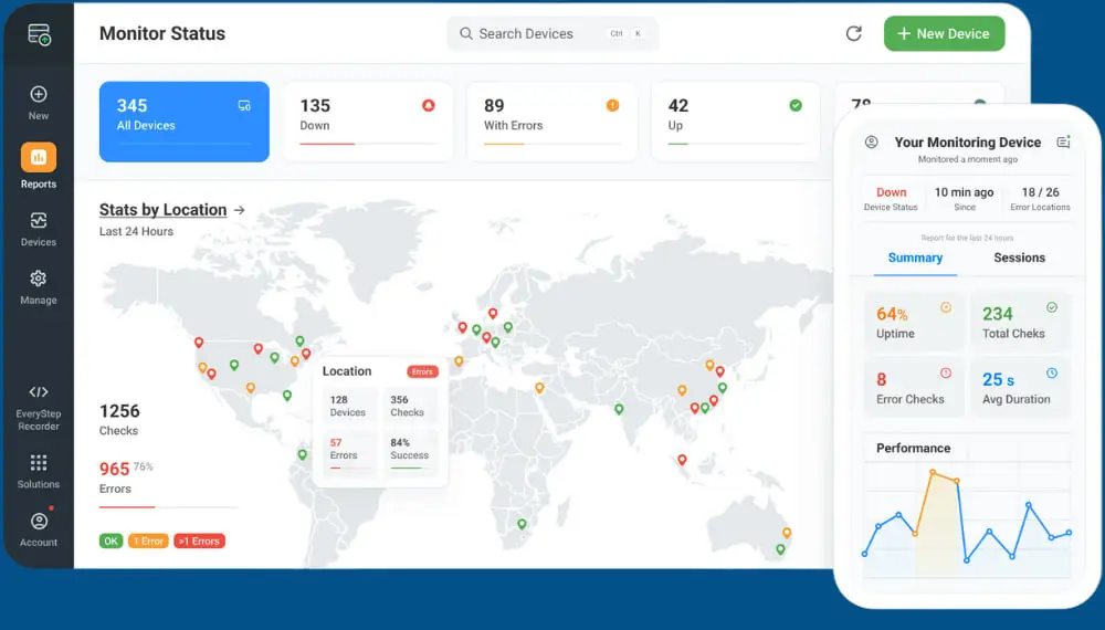 Dotcom-Monitor Monitoring Products